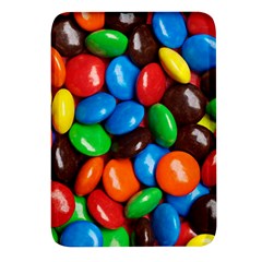 Colorful Candy Background, Close-up Rectangular Glass Fridge Magnet (4 Pack) by kyorashop23