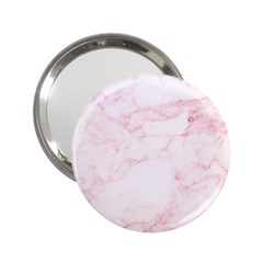 Pink Marble, Gold, Marble, Pattern, Pink, Rose 2 25  Handbag Mirrors by kyorashop23