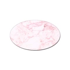 Pink Marble, Gold, Marble, Pattern, Pink, Rose Sticker Oval (100 Pack) by kyorashop23