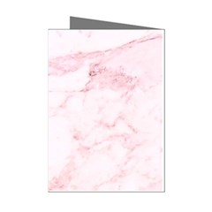 Pink Marble, Gold, Marble, Pattern, Pink, Rose Mini Greeting Cards (pkg Of 8) by kyorashop23