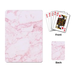 Pink Marble, Gold, Marble, Pattern, Pink, Rose Playing Cards Single Design (rectangle)