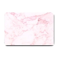 Pink Marble, Gold, Marble, Pattern, Pink, Rose Small Doormat by kyorashop23