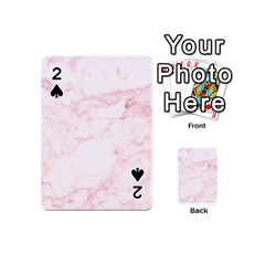 Pink Marble, Gold, Marble, Pattern, Pink, Rose Playing Cards 54 Designs (mini)