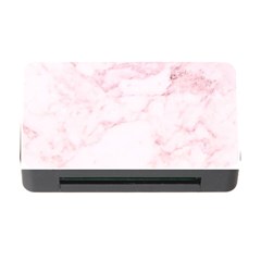 Pink Marble, Gold, Marble, Pattern, Pink, Rose Memory Card Reader With Cf by kyorashop23