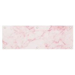 Pink Marble, Gold, Marble, Pattern, Pink, Rose Banner And Sign 6  X 2  by kyorashop23