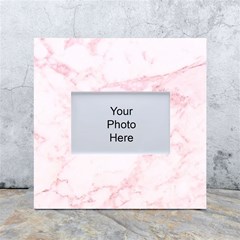 Pink Marble, Gold, Marble, Pattern, Pink, Rose White Box Photo Frame 4  X 6  by kyorashop23