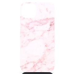 Pink Marble, Gold, Marble, Pattern, Pink, Rose Iphone 14 Plus Black Uv Print Case by kyorashop23