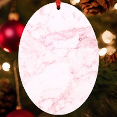 Pink Marble, Gold, Marble, Pattern, Pink, Rose Uv Print Acrylic Ornament Oval by kyorashop23