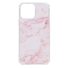 Pink Marble, Gold, Marble, Pattern, Pink, Rose Iphone 13 Pro Max Tpu Uv Print Case by kyorashop23