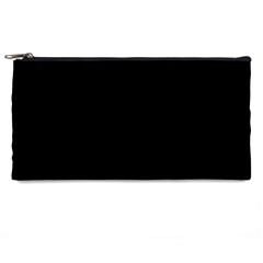 Plain Black Black Pencil Case by kyorashop23