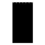 Plain Black Black Shower Curtain 36  x 72  (Stall)  Curtain(36 X72 )