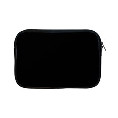 Plain Black Black Apple Ipad Mini Zipper Cases by kyorashop23