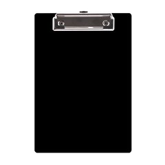 Plain Black Black A5 Acrylic Clipboard by kyorashop23