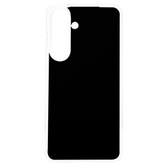 Plain Black Black Samsung Galaxy S24 6 2 Inch Tpu Uv Case by kyorashop23