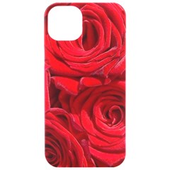 Red Roses , Flowers, Red Roses Iphone 15 Pro Black Uv Print Pc Hardshell Case by kyorashop23