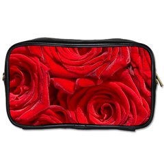 Red Roses , Flowers, Red Roses Toiletries Bag (one Side) by kyorashop23