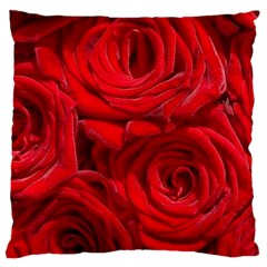 Red Roses , Flowers, Red Roses Large Cushion Case (one Side) by kyorashop23