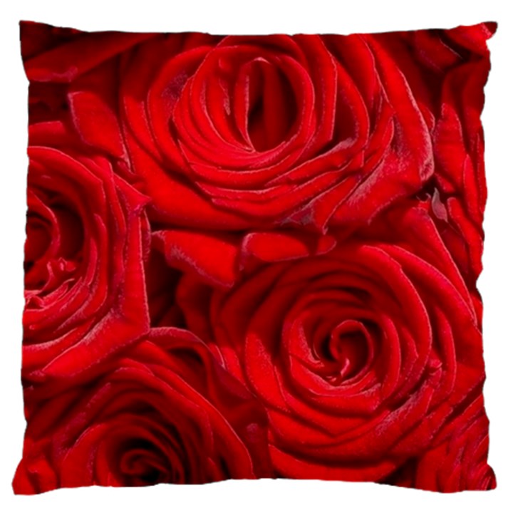 Red Roses , Flowers, Red Roses Large Cushion Case (One Side)