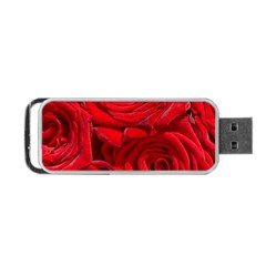 Red Roses , Flowers, Red Roses Portable Usb Flash (one Side) by kyorashop23