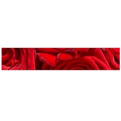 Red Roses , Flowers, Red Roses Large Premium Plush Fleece Scarf 