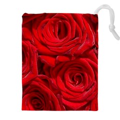 Red Roses , Flowers, Red Roses Drawstring Pouch (5xl) by kyorashop23