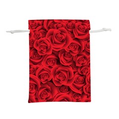 Red Roses , Red Buds, Red Roses Lightweight Drawstring Pouch (l) by kyorashop23