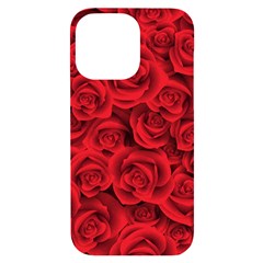 Red Roses , Red Buds, Red Roses Iphone 14 Pro Max Black Uv Print Case by kyorashop23