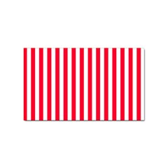 Red Stripes, Texture, Sticker, Sticker (Rectangular)