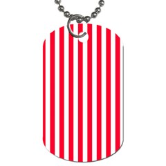 Red Stripes, Texture, Sticker, Dog Tag (One Side)