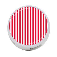 Red Stripes, Texture, Sticker, 4-Port USB Hub (One Side)