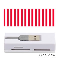 Red Stripes, Texture, Sticker, Memory Card Reader (Stick)