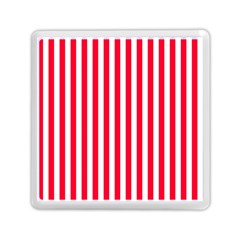 Red Stripes, Texture, Sticker, Memory Card Reader (Square)