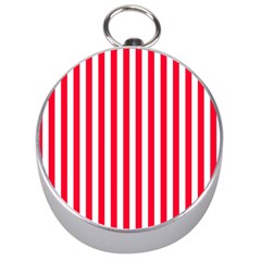 Red Stripes, Texture, Sticker, Silver Compasses