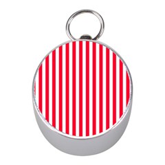 Red Stripes, Texture, Sticker, Mini Silver Compasses