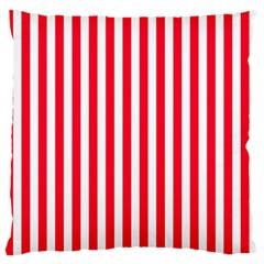 Red Stripes, Texture, Sticker, Standard Premium Plush Fleece Cushion Case (Two Sides)