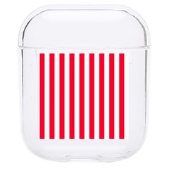 Red Stripes, Texture, Sticker, Hard PC AirPods 1/2 Case