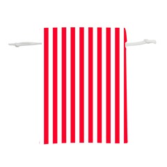 Red Stripes, Texture, Sticker, Lightweight Drawstring Pouch (m) by kyorashop23