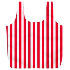 Red Stripes, Texture, Sticker, Full Print Recycle Bag (XXL)