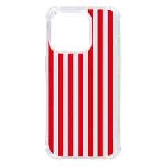 Red Stripes, Texture, Sticker, iPhone 14 Pro TPU UV Print Case