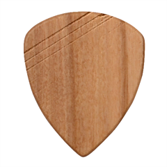 Red White Teal Stripes Wood Guitar Pick (set Of 10) by kyorashop23