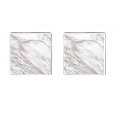 Rose Gold Marble, Rose Gold, Cufflinks (Square)