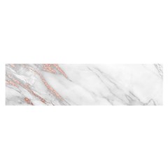 Rose Gold Marble, Rose Gold, Oblong Satin Scarf (16  x 60 )