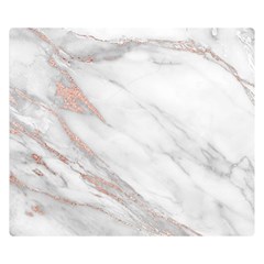 Rose Gold Marble, Rose Gold, Premium Plush Fleece Blanket (Small)