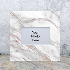 Rose Gold Marble, Rose Gold, White Box Photo Frame 4  X 6  by kyorashop23