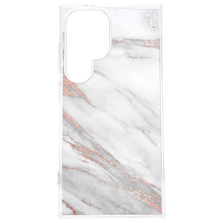 Rose Gold Marble, Rose Gold, Samsung Galaxy S24 Plus 6.7 Inch TPU UV Case