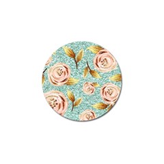 Rose Gold Roses, Girly, Glitter, Pretty, Rose Gold Golf Ball Marker (10 Pack) by kyorashop23