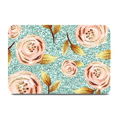 Rose Gold Roses, Girly, Glitter, Pretty, Rose Gold Plate Mats