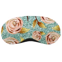 Rose Gold Roses, Girly, Glitter, Pretty, Rose Gold Sleep Mask by kyorashop23