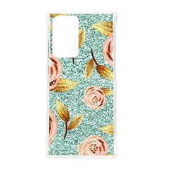 Rose Gold Roses, Girly, Glitter, Pretty, Rose Gold Samsung Galaxy Note 20 Ultra Tpu Uv Case by kyorashop23