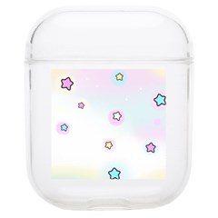 Stars, Cute, Pastel, Pattern Soft Tpu Airpods 1/2 Case by kyorashop23